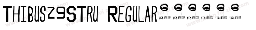 Thibus29STru Regular字体转换